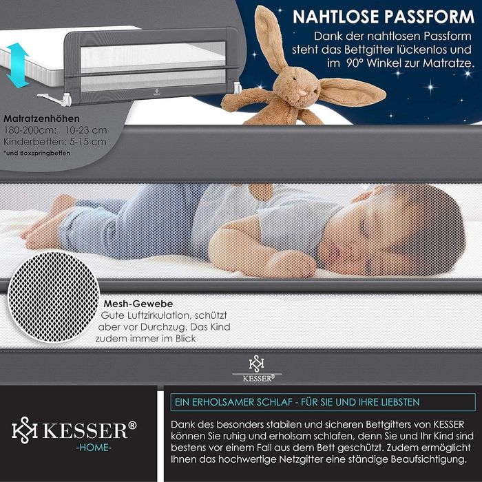 Nowa bramka / barierka zabezpieczająca /150CM/ ochrona / KESSER !4313!