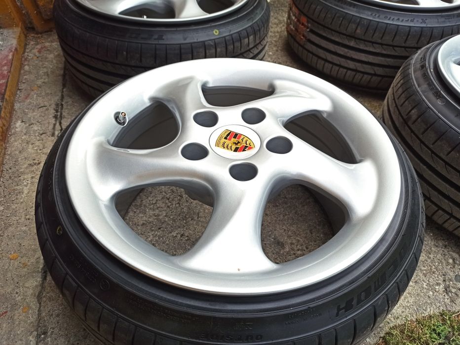 Felgi Porsche 911 turbo 5x130 adaptery 4x100 naciąg