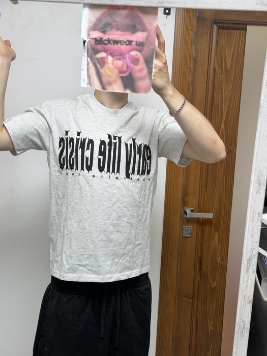 Футболка  early life crisis vetements balenciaga rick owens