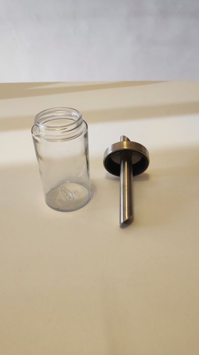 Galheteiro em vidro e inox IKEA