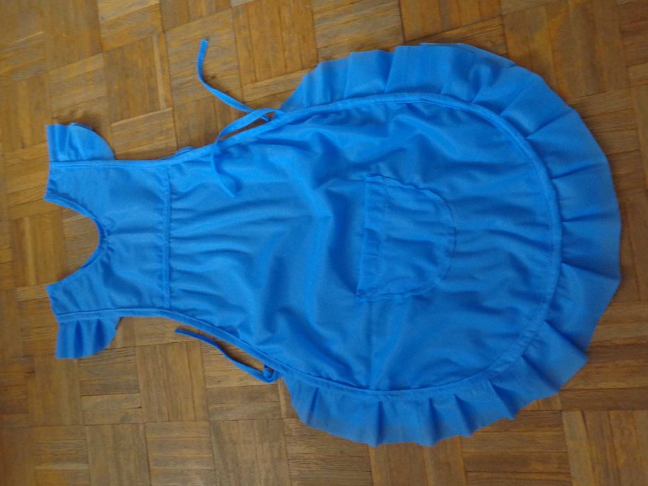 fartuszek damski nowy błękitny xl