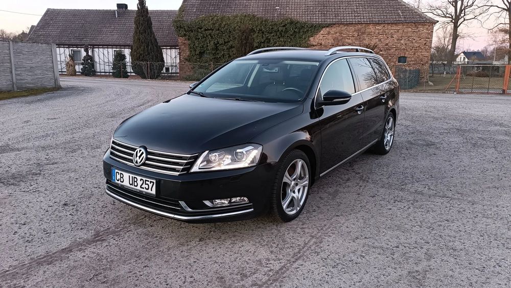 Volkswagen Passat 11. 2012r. B7  Highline 2.0TDI 170KM  Xenon, LED, Navi, Kamera Skóra,