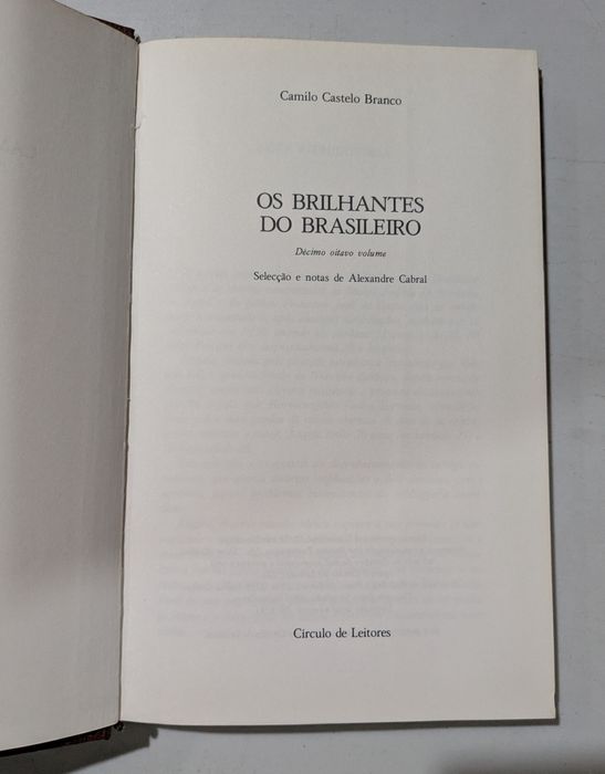 Obras Escolhidas de Camilo Castelo Branco