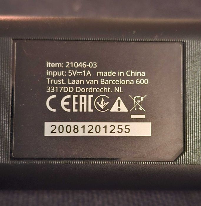 Barra de som Trust Asto