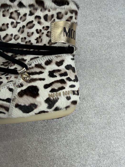 Moon boot leopard print snow boots черевики оригінал