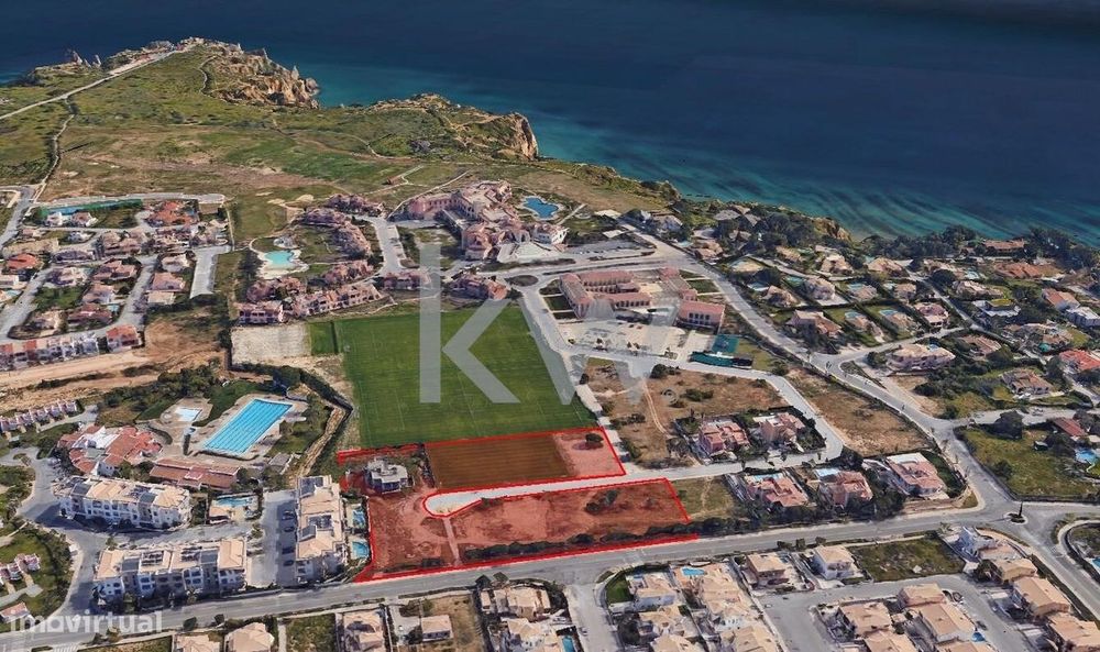 Lote para construção de moradia T3 isolada em Resort de Luxo na falési