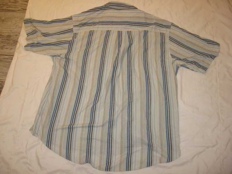 koszula krótki rękaw paski Jack's 3xl xxxl duża lekka na lato