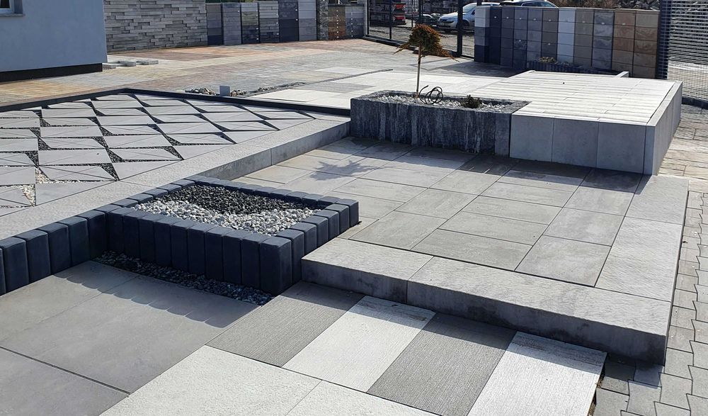 Płyta chodnikowa 35x35x6 cm szara