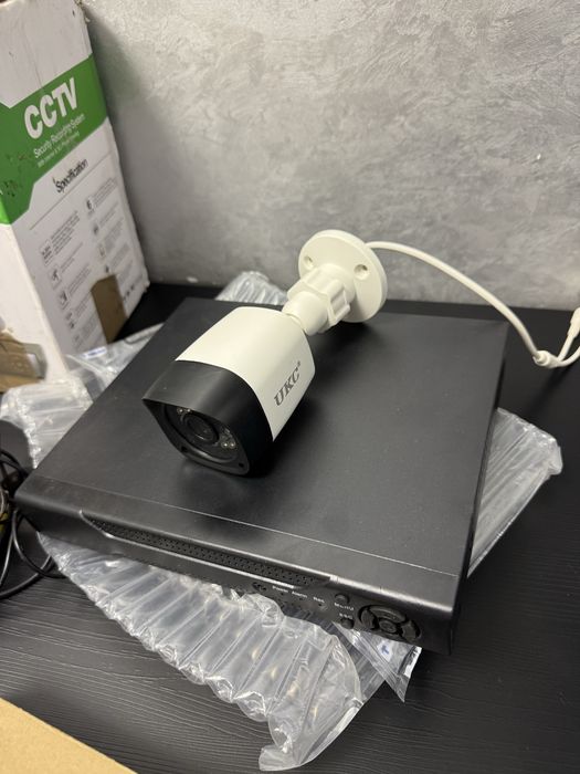 Вуличний комплект відеоспостереження 4 камери і відеореєстратор DVR CAD UKC D001 KIT