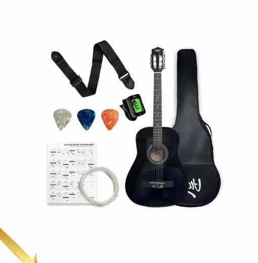 Gitara klasyczna 4/4 NOWA idealna do nauki pełnowymiarowa AKCESORIA