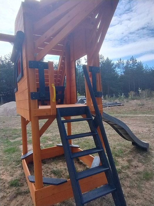 Ogrodowy plac zabaw dla dzieci helikopter ślizg huśtawki piaskownica