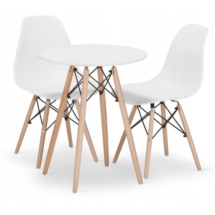 Стіл кухонний обідній круглий. Стільці  лофт крісло. Стол кухонный