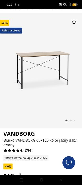 Stół  młodzieżowy Vanborg