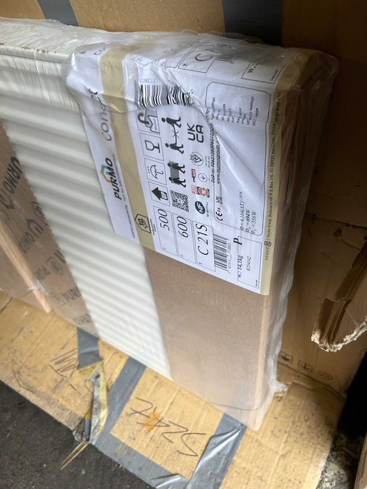NOWY grzejnik PURMO Compact 500x600 w folii z uchwytami