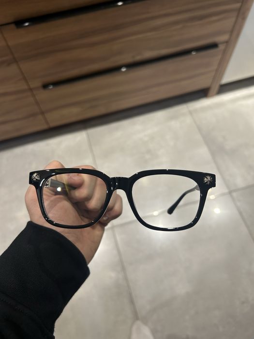 Okulary w stylu Chrome Hearts