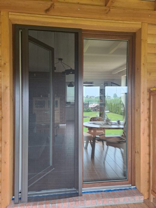 Moskitiera plisowana przesuwna