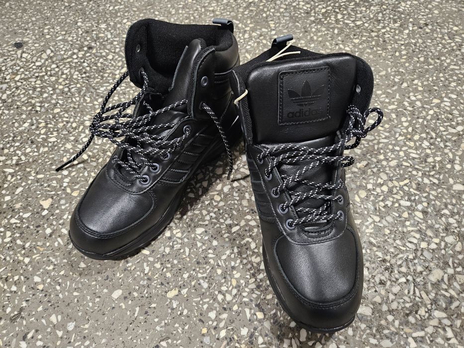 Nowe buty Adidas Chasker Boots 41 męskie skóra skórzane czarne terrex