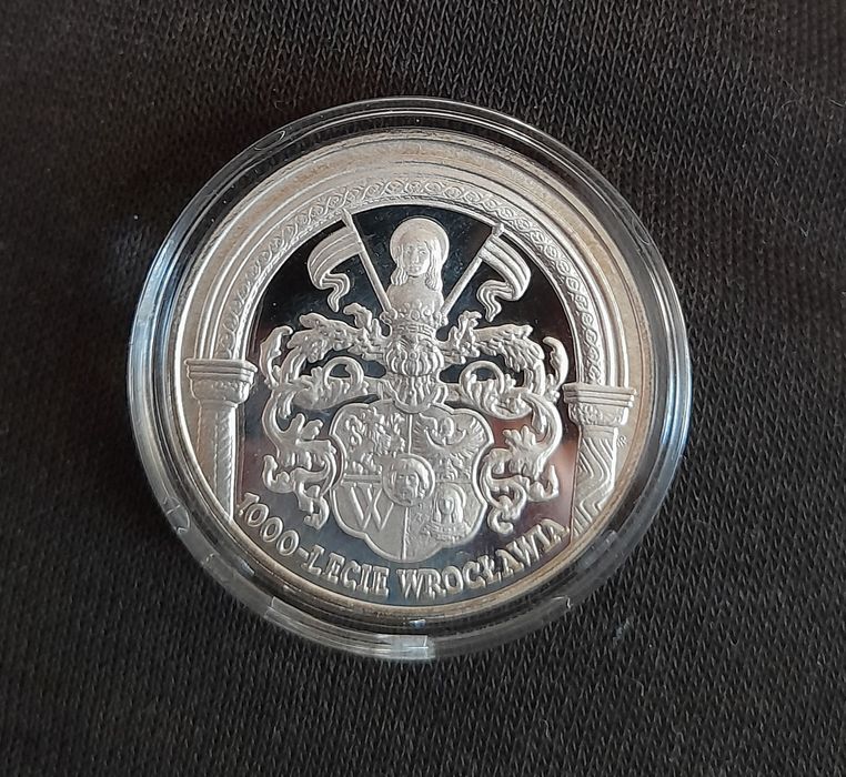 Moneta kolekcjonerska 10pln  - 1000 lecie Wrocławia