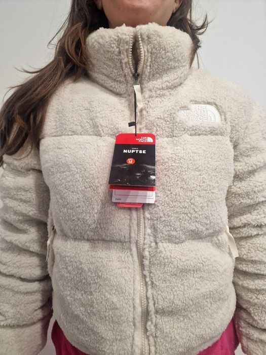 Casaco pêlo  the north face beje novo