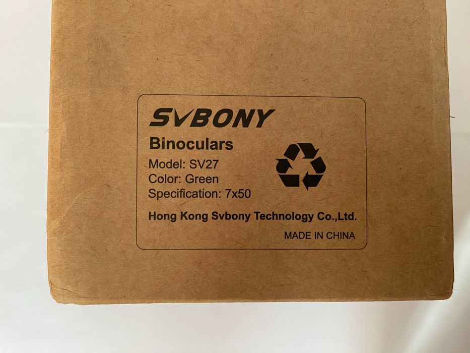 Бінокль SVBONY SV27 7x50