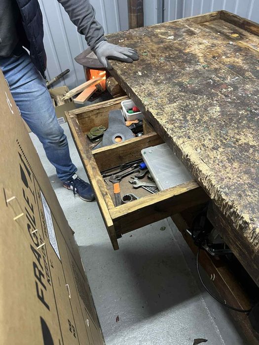 Stół warsztatowy stolarski+ imadło