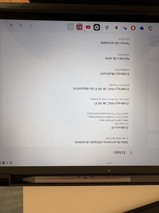 Tablet lenovo como novo