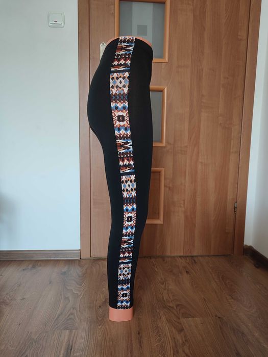 Legginsy czarne elastyczne rozmiar S