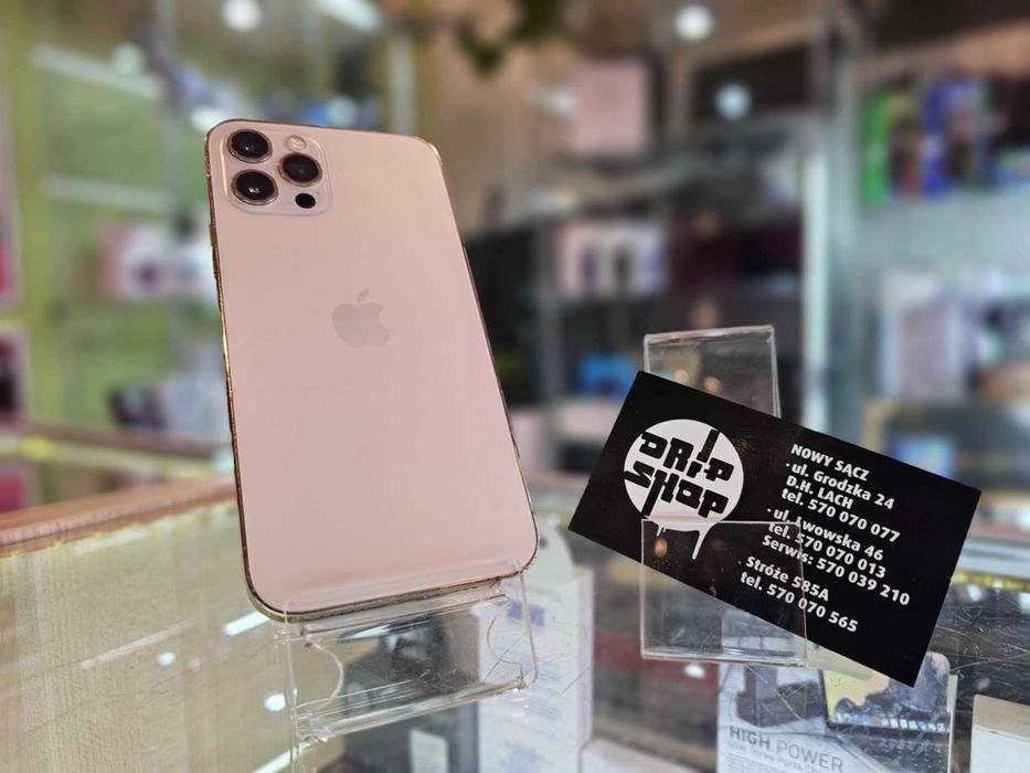 Iphone 12 Pro 128Gb Gold Bat:100% Gwarancja/SklepGSM/Lwsk