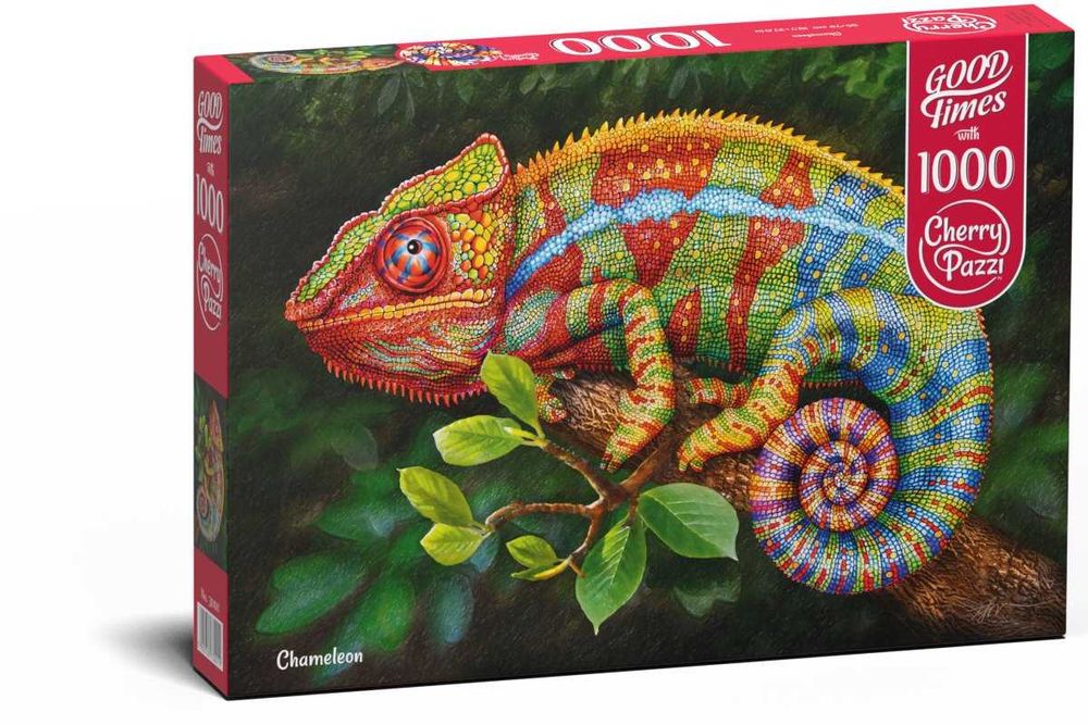 Puzzle Cherry Pazzi 1000 Kameleon (Chameleon) KOMPLETNE!