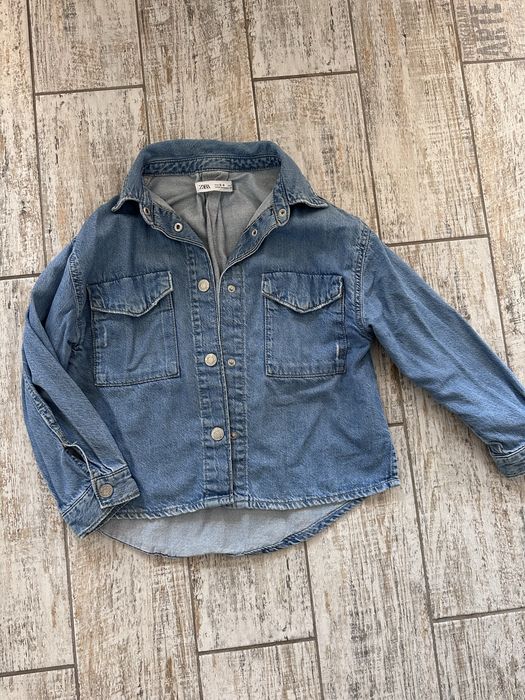 Джинсавая рубашка zara ,134
