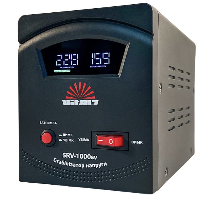 Хит продаж! Vitals SRV-1000sv стабилизатор 220В 1000Вт