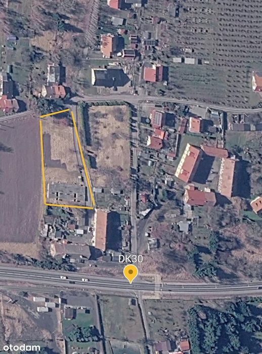 Działka inwestycyjna 2277 m² z mediami | Olszyna, ul. Chopina - Więcej