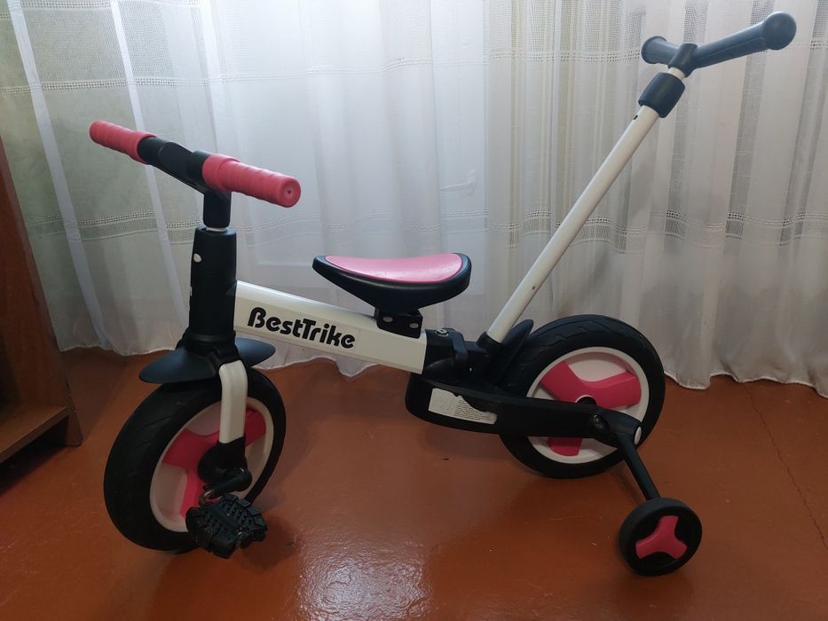Best trike 3в1 велосипед, велобіг з ботьківською ручкою