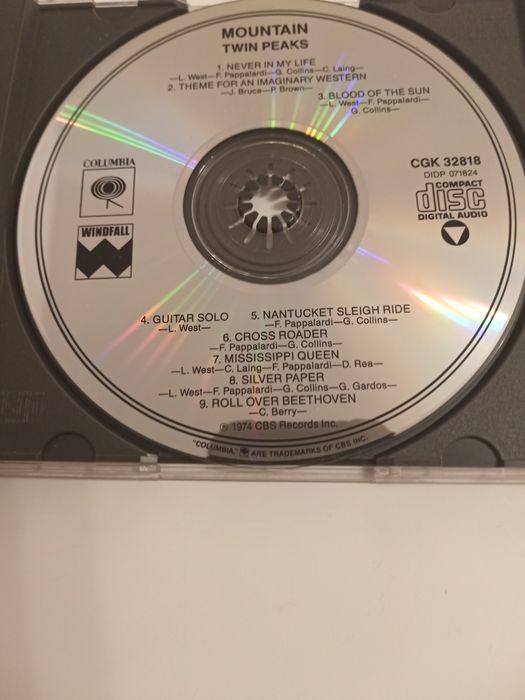 Mountain - Twin Peaks,cd 1974r.