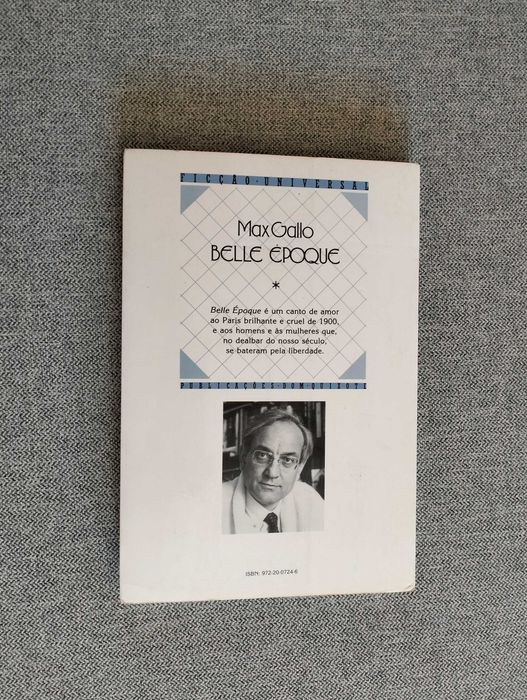 Livro "Belle époque" de Max Gallo
