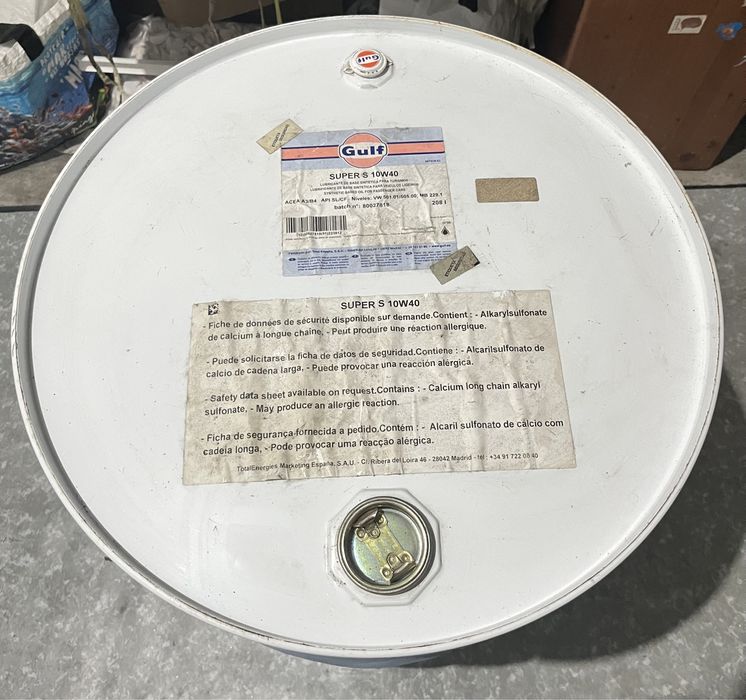 Bidão de Óleo Gulf