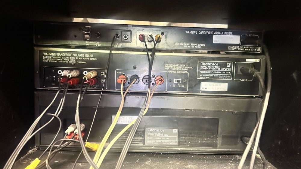 Aparelhagem Gira discos Technics