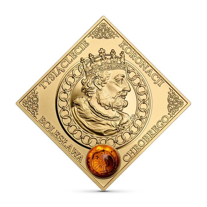 Moneta złota NBP 500 zł Tysiąclecie koronacji Bolesława Chrobrego