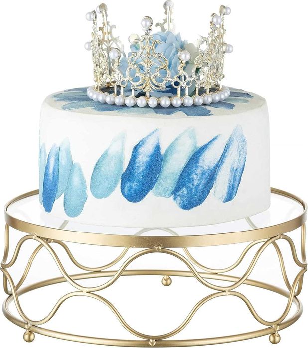 Nowa okrągła patera / złota podstawa /tacka /stojak / taca 30cm !3680!