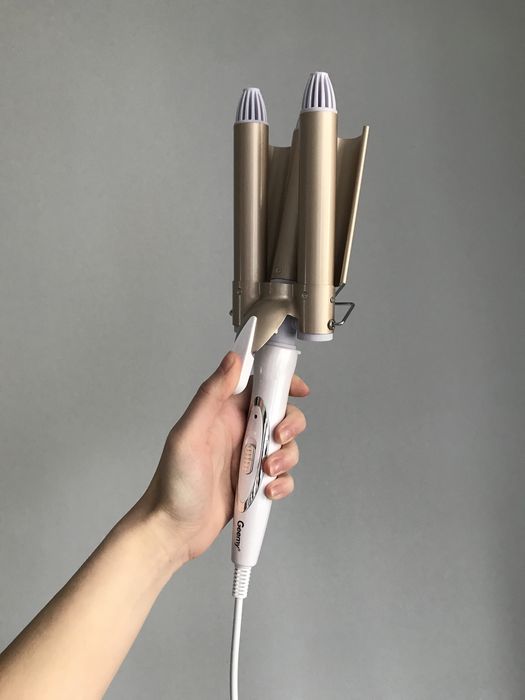 Плойка-хвиля потрійна Geemy GM-1988