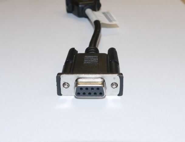 Kabel przejściówka RS-232 M-F krótki