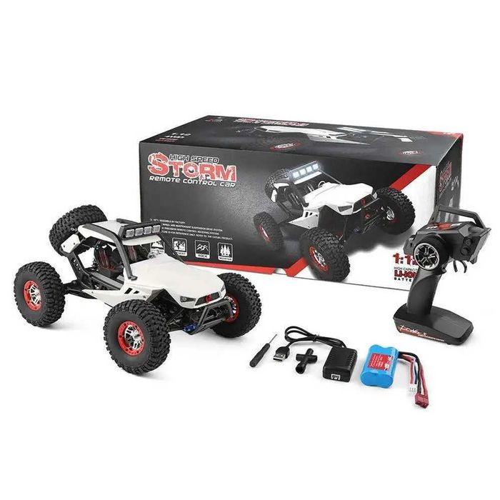 Wl toys 12429 машинка на радіокеруванні 1:12 4WD White King 12429