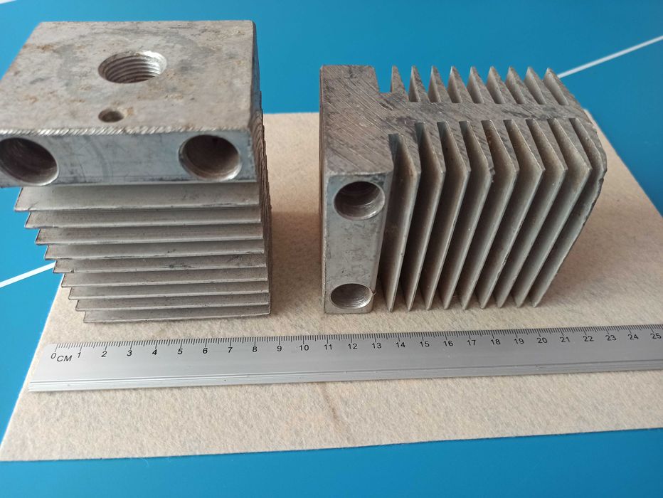 Радіатор охолоджувач силових штирьових діодів, тиристорів 80*70*98 М20