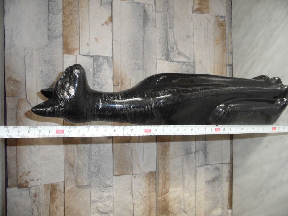 Kot figurka ceramiczna