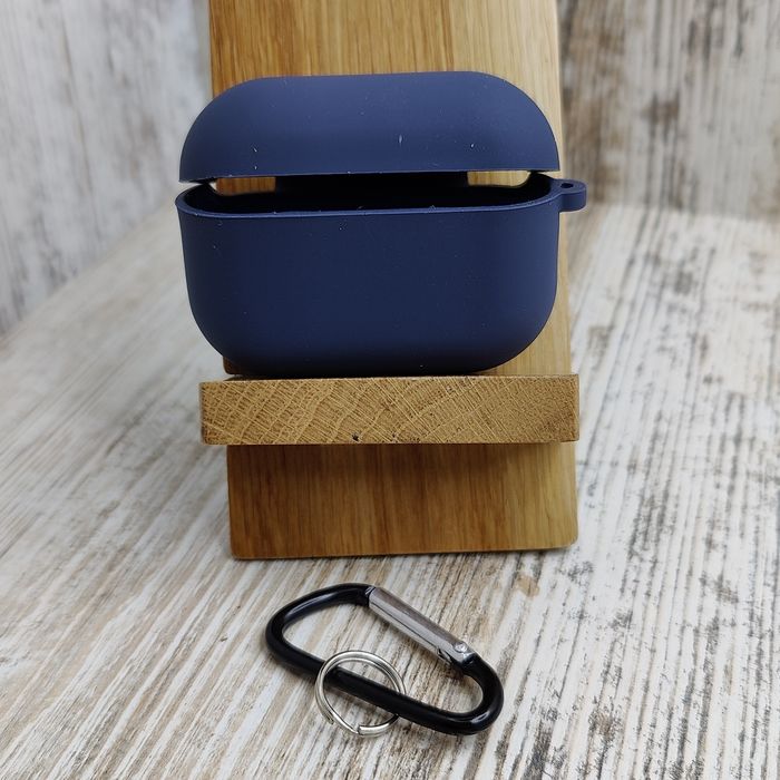 Чехол Silicone Case на AirPods Pro 2. Карабин. Микрофибра. Чохол