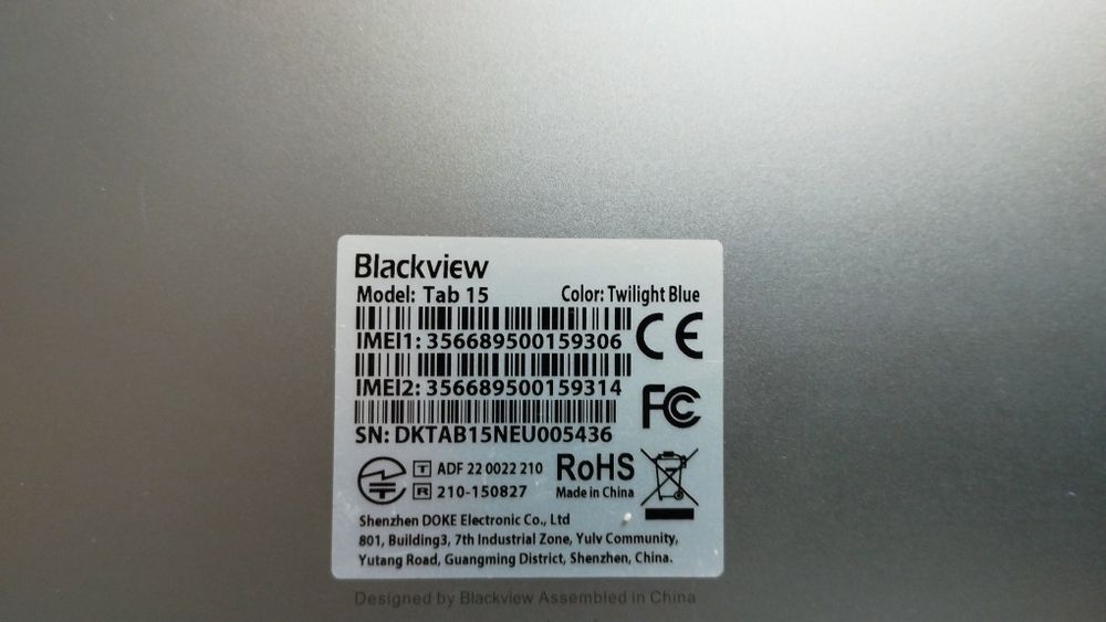 Планшет Blackview tab 15