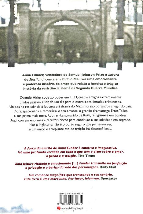 "Todo o Meu Ser" de Anna Funder [Novo]