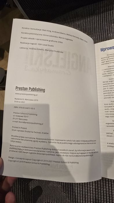 Angielski w tłumaczeniach cz. 3 Preston Publishing jak Nowa