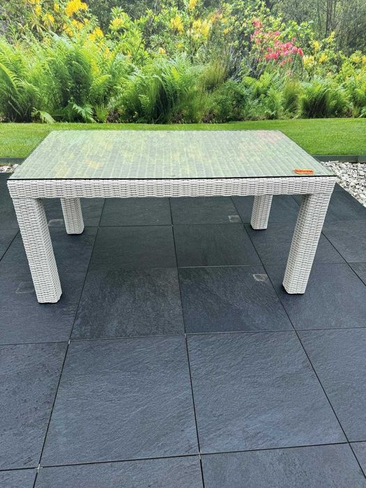 Stół Ogrodowy RAPALLO 160cm Royal Biały - wyprzedaż