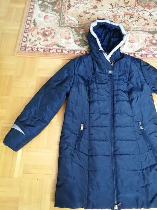 Kurtka zimowa damska, z kapturem rozmiar 44